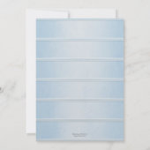 シンプルシーセルビーチベビーシャワー 招待状 (裏面)