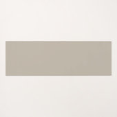 シンプルシールグレーニュートラルミニマルエクササイズ ヨガマット (裏面(横))