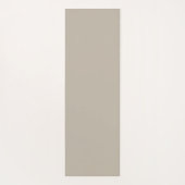 シンプルシールグレーニュートラルミニマルエクササイズ ヨガマット (裏面)