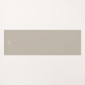 シンプルシールグレーニュートラルミニマルエクササイズ ヨガマット (正面(横))