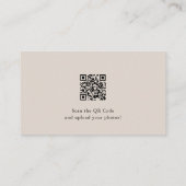 シンプルシ素朴ックフローラ結婚の共有ザラブ エンクロージャーカード (裏面)