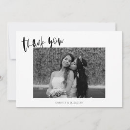 シンプルシ結婚ックサンキューカード サンキューカード