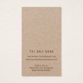 シンプルジュエリーイヤリング表示カ素朴ード (裏面)