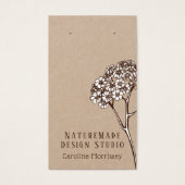 シンプルジュエリーイヤリング表示カ素朴ード (正面)