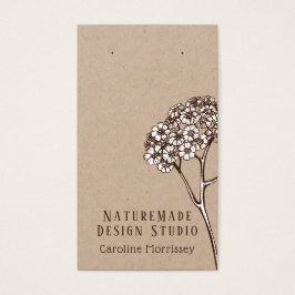 シンプルジュエリーイヤリング表示カ素朴ード