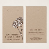 シンプルジュエリーイヤリング表示カ素朴ード (正面&裏面)