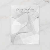 シンプルジュエリーデザイナーのネックレスホルダーディスプレイ 名刺 (正面)