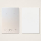 シンプルジュエリーデザイモダンナーイヤリングディスプレイ (正面&裏面)