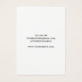 シンプルジュエリーモダンイヤリング表示カード (裏面)