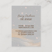 シンプルジュエリー設計者イヤリングホルダーディスプレイ 名刺 (裏面)