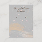 シンプルジュエリー設計者イヤリングホルダーディスプレイ 名刺 (正面)