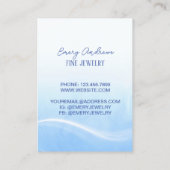 シンプルジュエリー設計者イヤリングホルダーディスプレイ 名刺 (裏面)