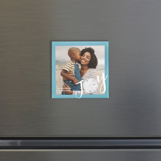 シンプルジョイタイポグラフィミニマリストカスタムオーバーレイ マグネット