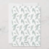 シンプルジョイピースラブフォトポートレート シーズンカード (裏面)