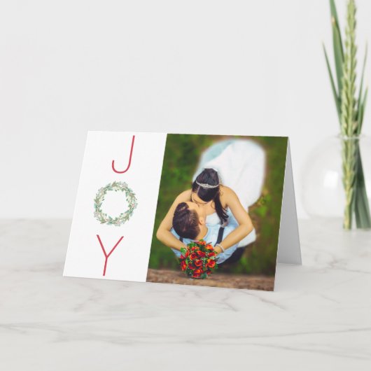 シンプルジョイリースフォトクリスエレガントマス シーズンカード (正面)