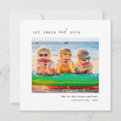 シンプルジョイ平和ラブフォトスクエア シーズンカード (正面)