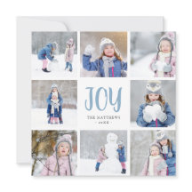 シンプルジョイ | 8正方形フォトコラージフラット