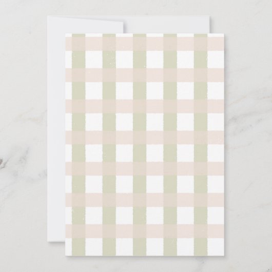 シンプルジンガムイースターブランチ招待状 招待状 (裏面)