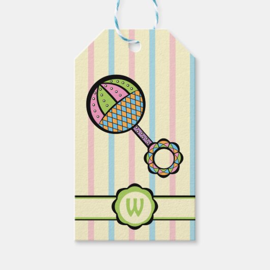 シンプルスイートガラトルギフトラベル ギフトタグ (正面)