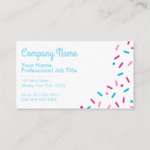 シンプルスイートスプリンクルカバードプロフェッショナル 名刺 (裏面)