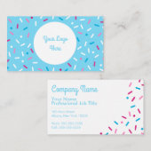 シンプルスイートスプリンクルカバードプロフェッショナル 名刺 (正面/裏面)