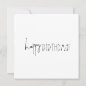 シンプルスウィートハッピーバースデーウィッシュカード カード (正面)