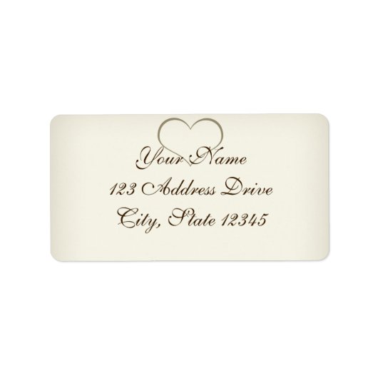 シンプルスウィートベージュ ラベル (正面)