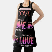 シンプルスウィートロマンチックラブカップルのバレンティンギフト エプロン (インサイチュ)