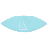 シンプルスカイブルーモノグラム アメリカンフットボール (パネル)