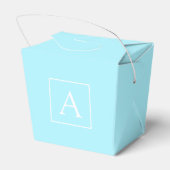 シンプルスカイブルーモノグラム フェイバーボックス (裏面サイド)