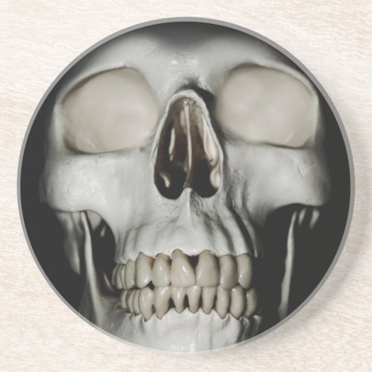 シンプルスカル コースター (正面)