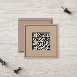 シンプルスキャンコードQR コーリングカード