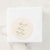 シンプルスクリプエレガントトの性別でベージュパーティーを表示 フェイバータグ (インサイチュ)