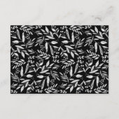 シンプルスクリプトタイポグラフィ |の結婚詳細 エンクロージャーカード (裏面)