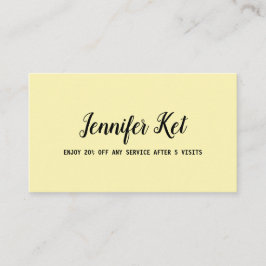 シンプルスクリプトミニマルを使用してテキストロイヤリティカードを追加 ロイヤリティカード