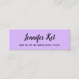 シンプルスクリプトミニマルを使用してテキストロイヤリティカードを追加 ロイヤリティカード