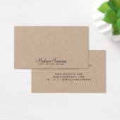 シンプルスクリプト名Kraftイヤリング表示カード (デスク)