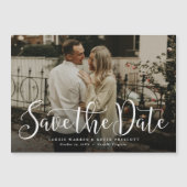 シンプルスクリプト日付の磁気招待を保存 (正面)