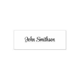 シンプルスクリプト署名テンプレート セルフインキングスタンプ