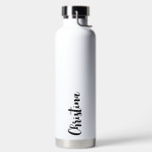 シンプルスクリプト ウォーターボトル (左面)