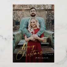 シンプルスクリプト メリークリスマス 写真 