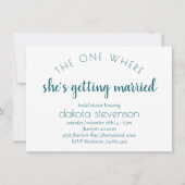 シンプルスクリプト |結婚するメリット 招待状 (正面)