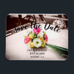 シンプルスクリプト – vintage car Save the Date マグネット<br><div class="desc">シンプルスクリプト – vintage car日付の招待を保存する。個人を追加する日付メッセージを背面に保存する離れから空白の、直接メッセージを手書きする。</div>