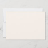 シンプルスクリプトHelloベビー写真 案内状 (裏面)