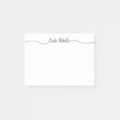 シンプルスクリプパーソナライズされたト名 ポストイット (正面)