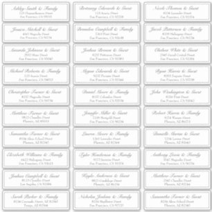 シンプルスクリプ結婚ト名アドレス シール