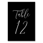 シンプルスクリプ結婚ト テーブルナンバー (正面)