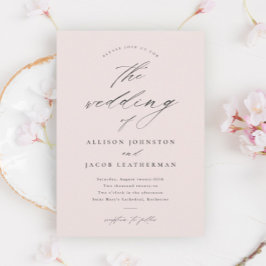 シンプルスクリプ結婚ト 招待状