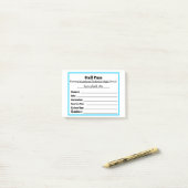 シンプルスクールがIT部門の通過に関する注意 ポストイット (デスク上)