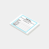 シンプルスクールがIT部門の通過に関する注意 ポストイット (アングル)